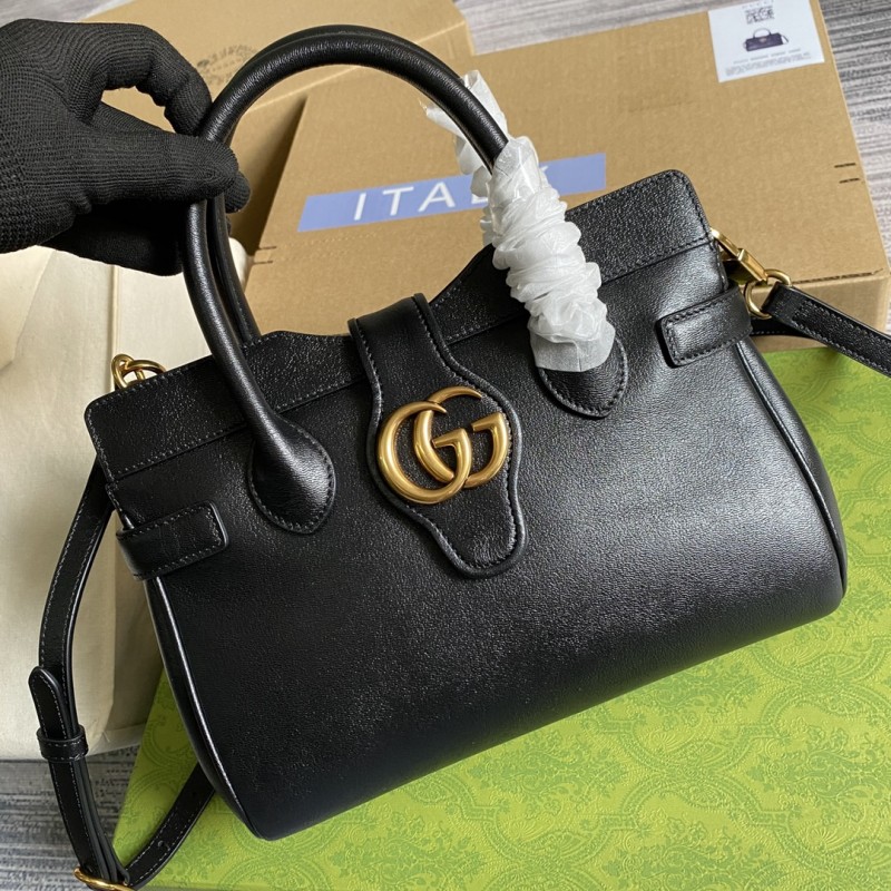 Best Replica Gucci 658450 Small top handle bag with Double G